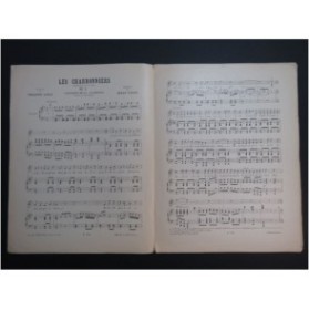 COSTÉ Jules Les Charbonniers Couplets de la Casserole Chant Piano 1903
