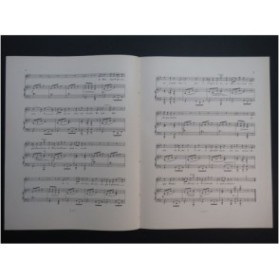 AUBERT Gaston Idylle Pousthomis Piano Chant 1908