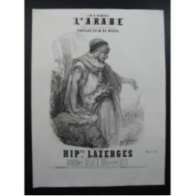 L'Arabe Hippolyte Lazerges Illustration XIXe siècle