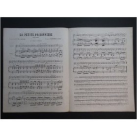 LEDUC Alphonse La Petite Prisonnière Chant Piano ca1860