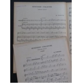 VARGUES Odette Sérénade Italienne Violon Piano 1921