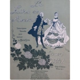 GILLET Ernest La Lettre de Manon Piano 1902
