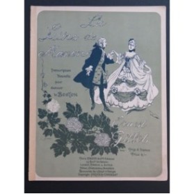 GILLET Ernest La Lettre de Manon Piano 1902