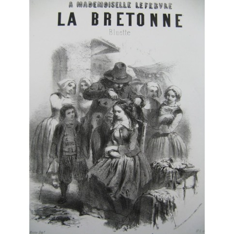 La Bretonne de Gustave JANET Illustration XIXe siècle