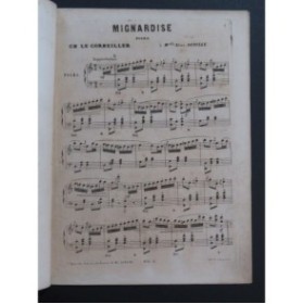 LE CORBEILLER Charles Mignardise Piano ca1860