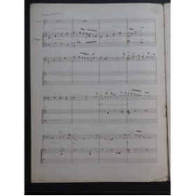 JOLIVET Paul Andante Manuscrit Orgue Violon 1870