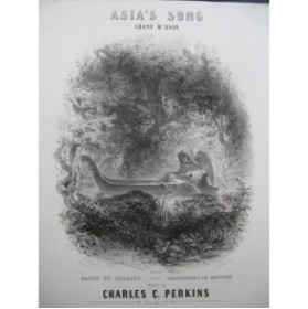 Asia's Song  Pinx S. Solomko Illustration XIXe siècle