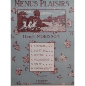 MORISSON Henri Menus Plaisirs 6 Pièces Piano