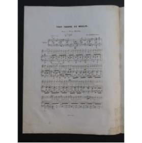 CLAPISSON Louis Tout tourne au Moulin Chant Piano ca1840