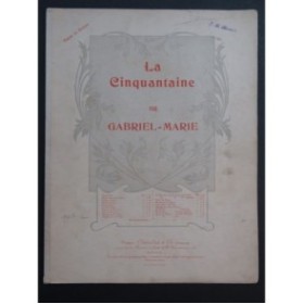 GABRIEL-MARIE La Cinquantaine Piano Violon