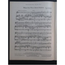 THORNTON James When You Were Sweet Sixteen Chant Piano 1944