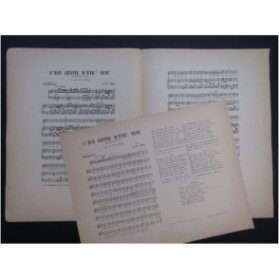 DEL Lucien C'est gentil d'êtr'venu Chant Piano