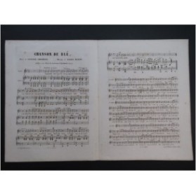 KLEIN Aloys Chanson du Blé Chant Piano XIXe siècle