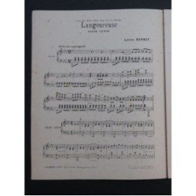 BERNOT Lucien Langoureuse Piano