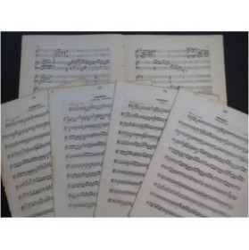 RUBINSTEIN Antoine Concerto op 25 No 1 2 Pianos 4 mains ou Cordes ca1858