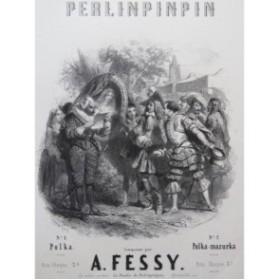 Perlinpinpin Gustave JANET Illustration XIXe siècle