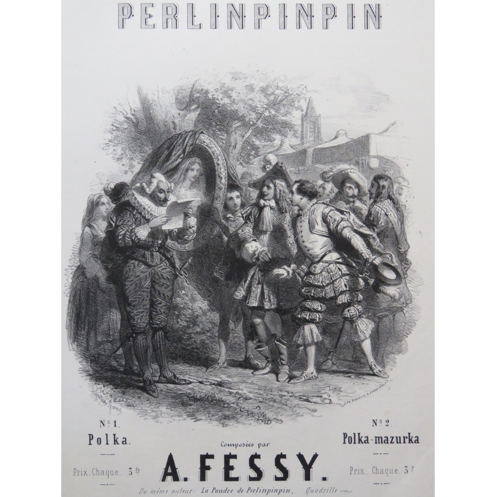Perlinpinpin Gustave JANET Illustration XIXe siècle