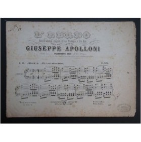 APOLLONI Giuseppe L'Ebreo No 15 Piano ca1855