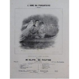 DE FELTRE Alphonse L'Ame du Purgatoire Chant Piano Violoncelle ou Alto ca1840