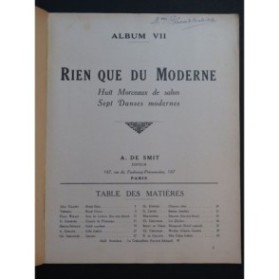 Rien que du Moderne 15 Pièces pour Piano 1925