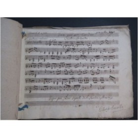 Recueil de Pièces Manuscrit pour 2e Violon XVIIIe siècle