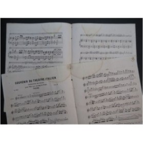 TULOU Jean-Louis Souvenir du Théâtre Italien Piano Flûte XIXe