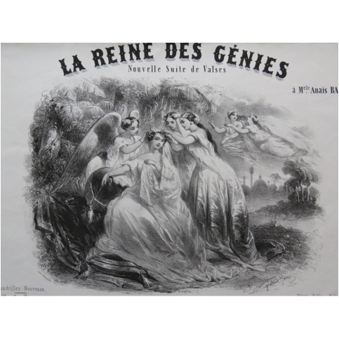 La Reine de Génies Gustave JANET Illustration XIXe siècle