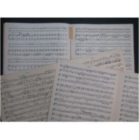 ALDER Ernest Faust de Ch. Gounod Trio Piano Flûte Violon ca1893