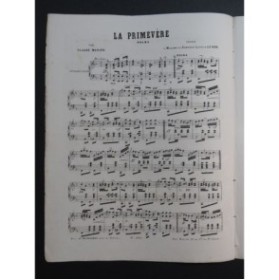 MARION Claude La Primevère Piano ca1865