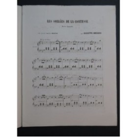 GREGORI Giuseppe Les Soirées de la Comtesse Piano XIXe siècle