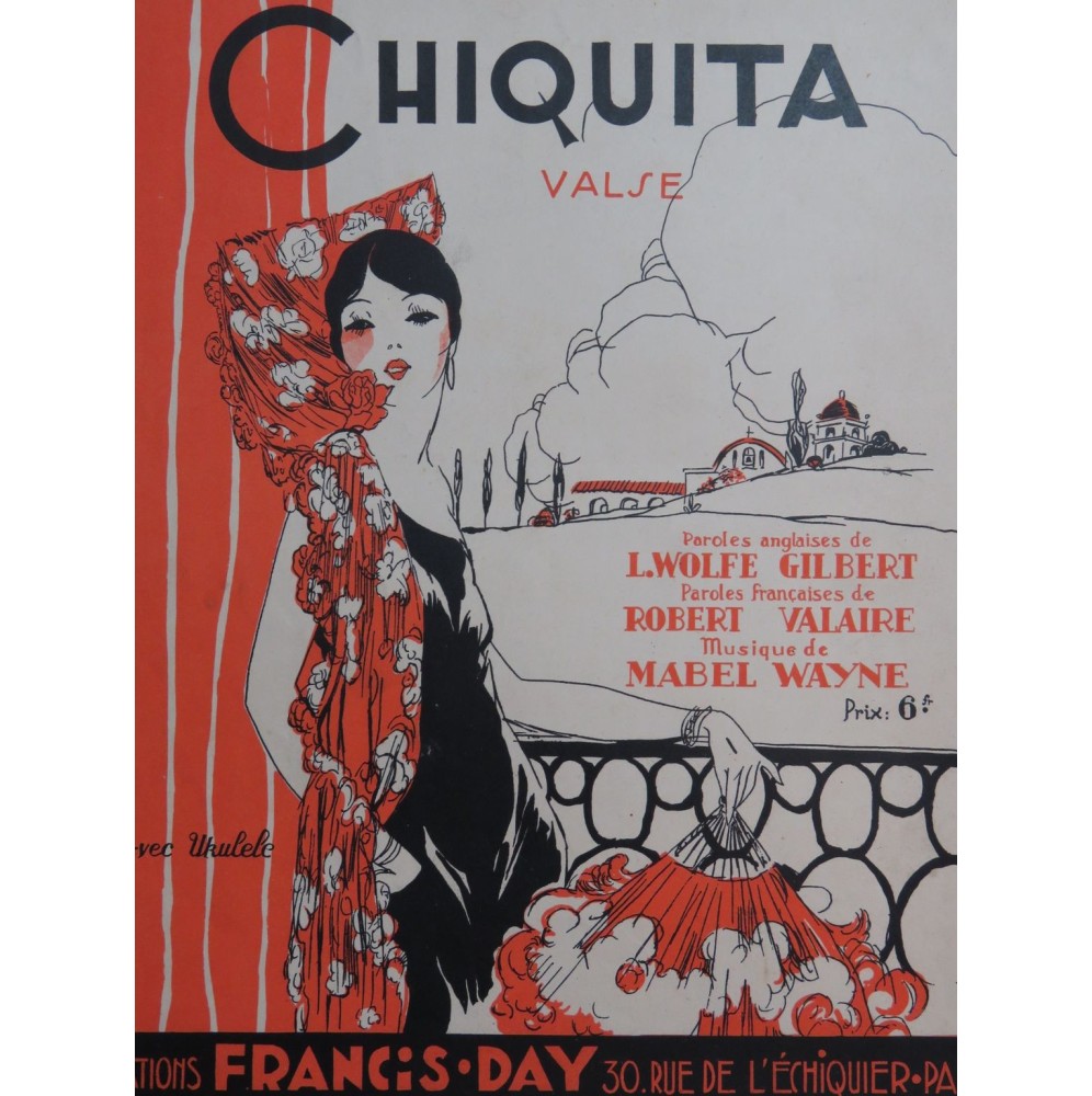 WAYNE Mabel Chiquita Chant Piano 1929