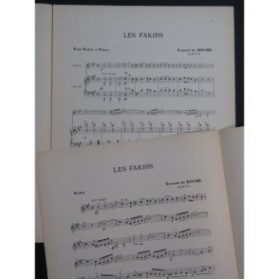 DU ROCHE Armand Les Fakirs Piano Violon