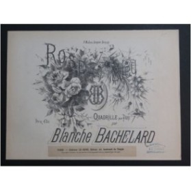 BACHELARD Blanche Rose et Bleu Piano XIXe siècle