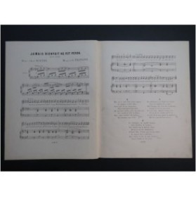 TRITANT Gustave Jamais Bienfait ne fut perdu Chant Piano XIXe siècle