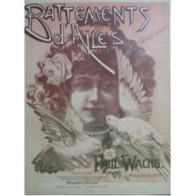 WACHS Paul Battements d'Ailes Piano 1905