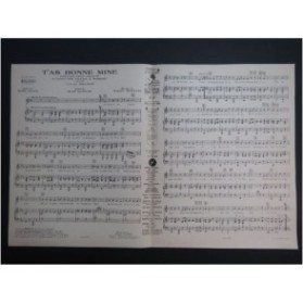 MORETTI Raoul T'as bonne mine Chant Piano 1930