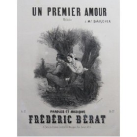 Un Premier Amour Célestin Nanteuil Illustration XIXe siècle