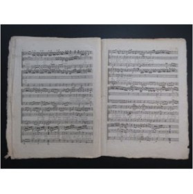 SACCHINI Antonio Frena frena Chant Violon Basse 1779