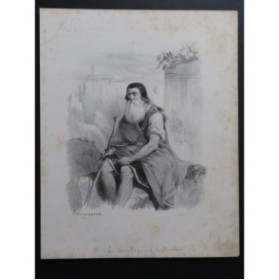 Le Montagnard Centenaire Célestin Nanteuil Illustration 1841