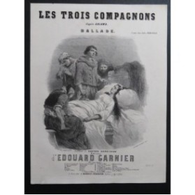 Les Trois Compagnons Célestin Nanteuil Illustration XIXe siècle