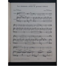 CLASSENS Henri Paysages 5 Pièces Chant Piano 1951
