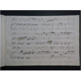 RONCONI Domenico Arietta Manuscrit Piano Chant ca1800