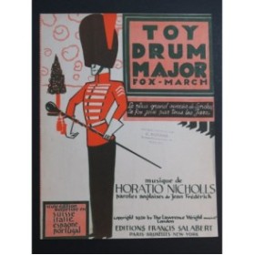 NICHOLIS Horatio Toy Drum Major Piano 1926