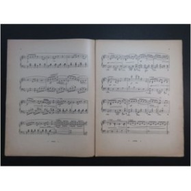 GILLET Ernest Chanson du Printemps Piano 1905