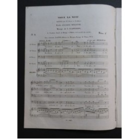 CLAPISSON Louis Voici la nuit Chant Piano ca1840