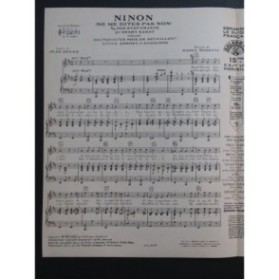 MORETTI Raoul Ninon Chant Piano 1932