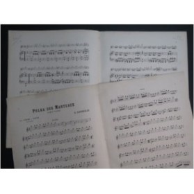 FISCHER Émile Polka des Marteaux Piano Flûte 1886