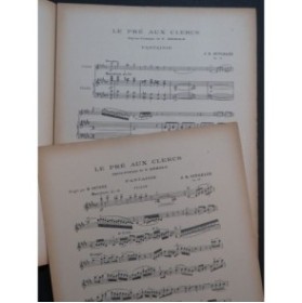 SINGELÉE J. B. Fantaisie sur Le Pré aux Clercs Piano Violon