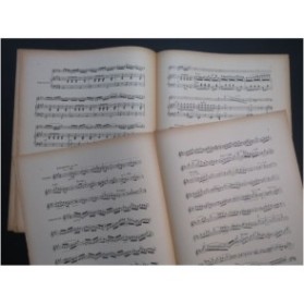 SINGELÉE J. B. Fantaisie sur Le Pré aux Clercs Piano Violon