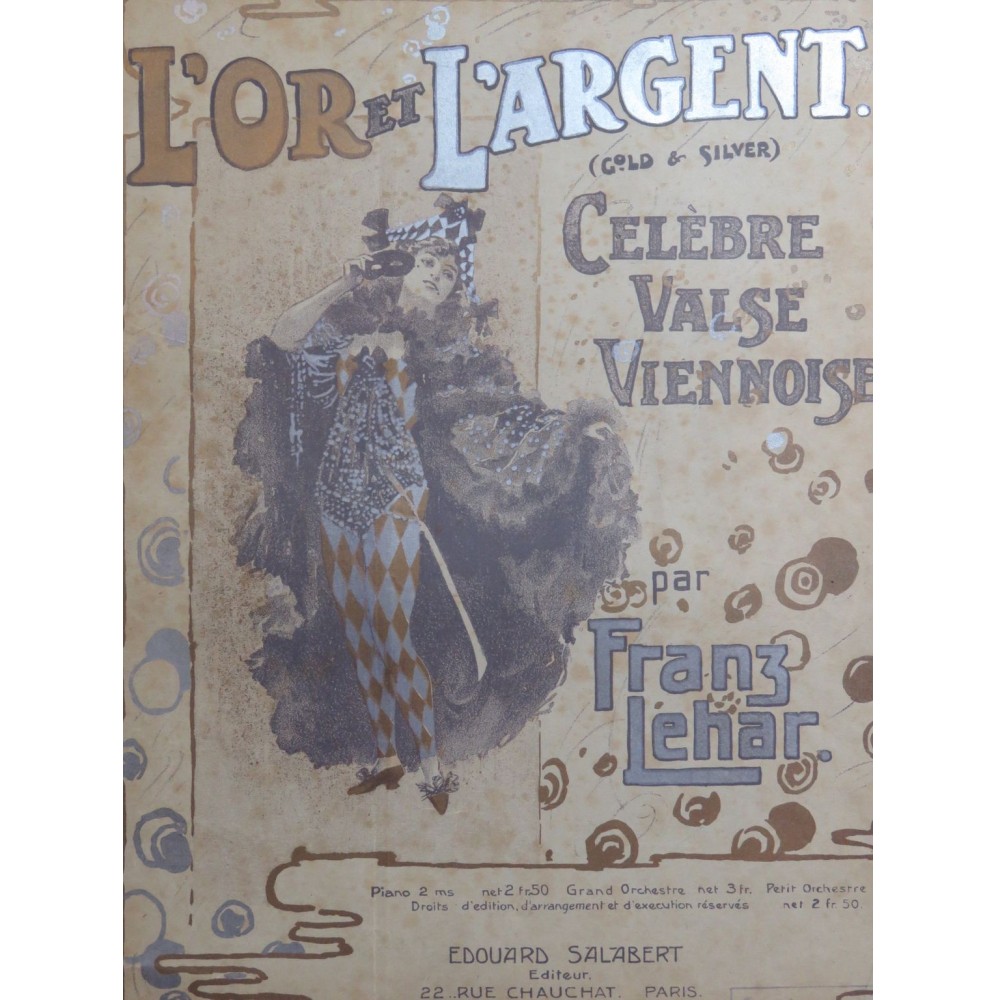 L'Or et L'Argent Illustration ca1905
